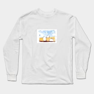 Blue sky and clouds Long Sleeve T-Shirt
